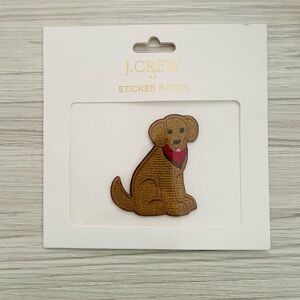 J.Crew puppy sticker patch